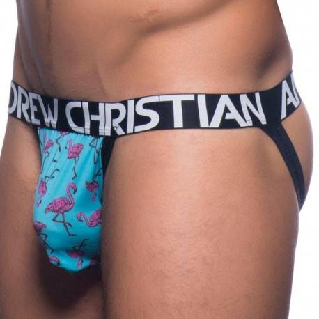 Andrew Christian Almost Naked Flamingo Jock S ON SALE
