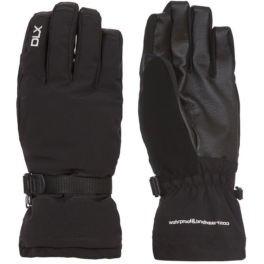 Trespass Mens Spectre Waterproof Breathable Padded DLX Stretch Gloves Medium