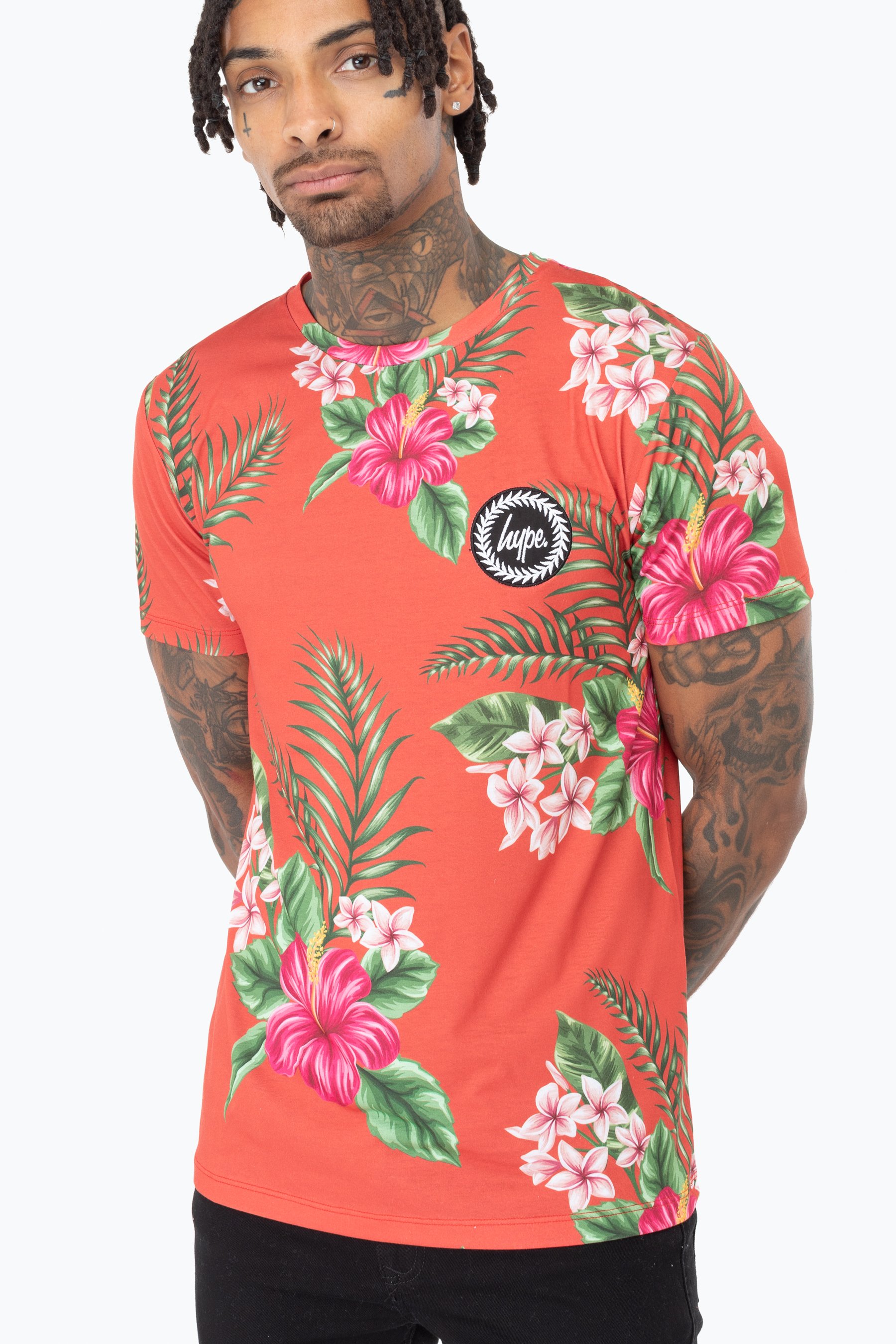 Hype Red Hawaii Men's T-Shirt | Size XX-Small