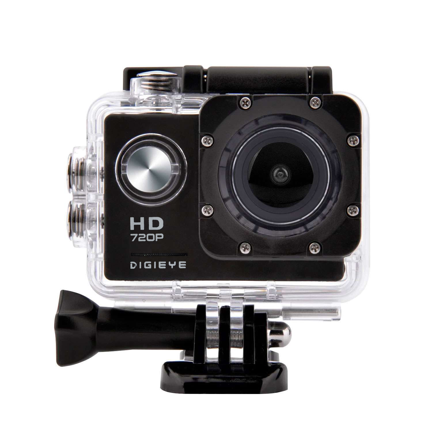 Digieye 720P Waterproof HD Action Camera Kit with 2