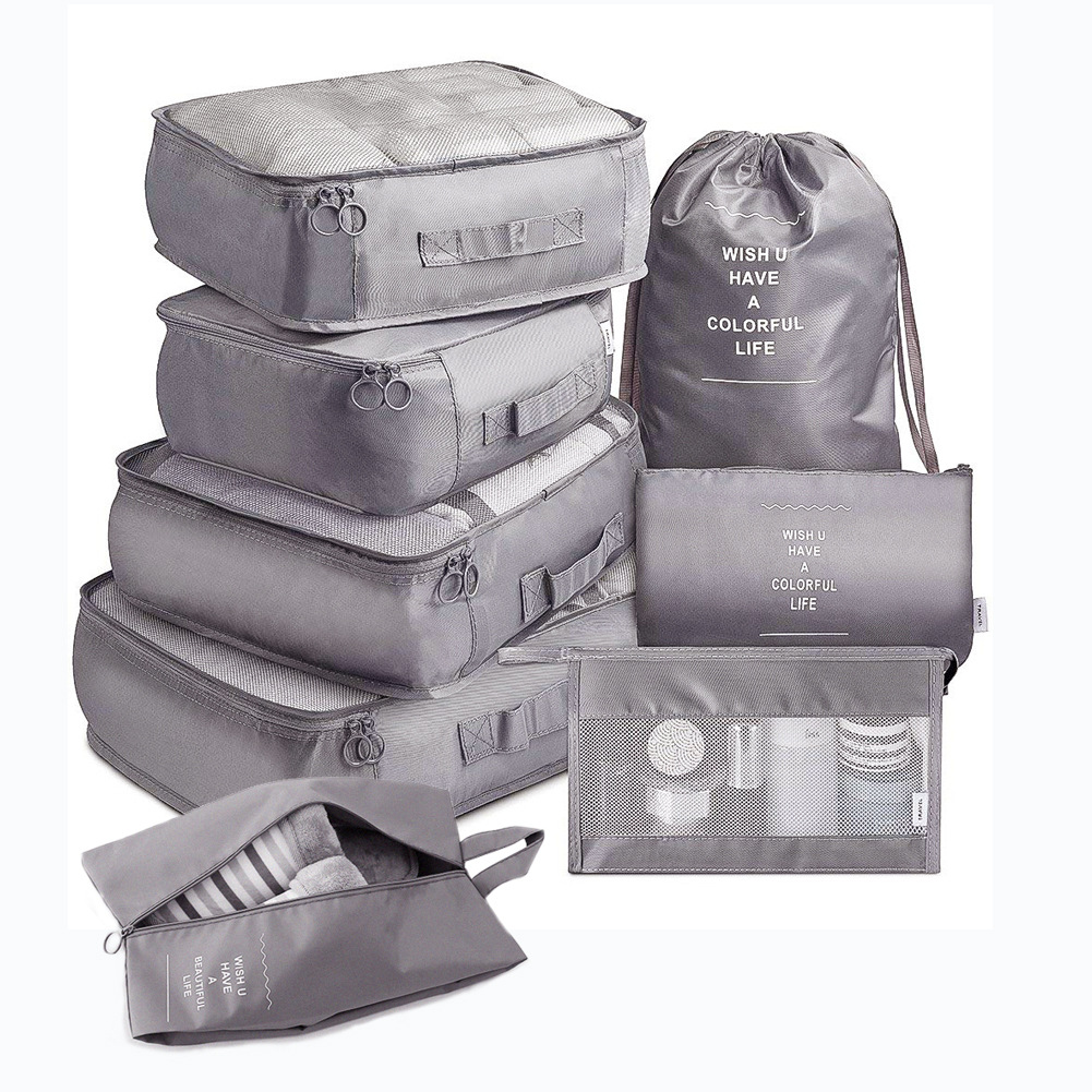 Travel Pack&Storage Bag Easy Arrangement Sets(8Pcs Set)