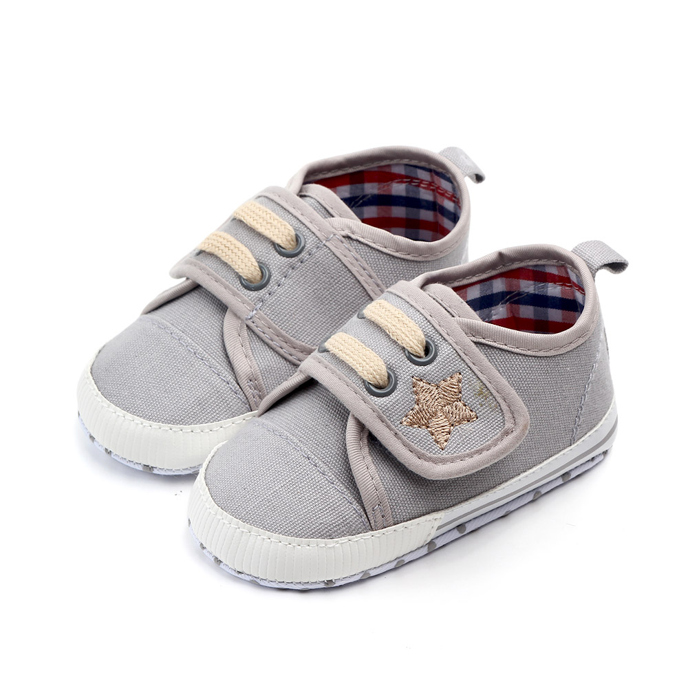 Baby / Toddler Stars Solid Canvas First Walkers Shoes