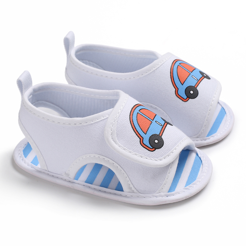 Baby / Toddler Toy Car Striped First Walkers Sandals