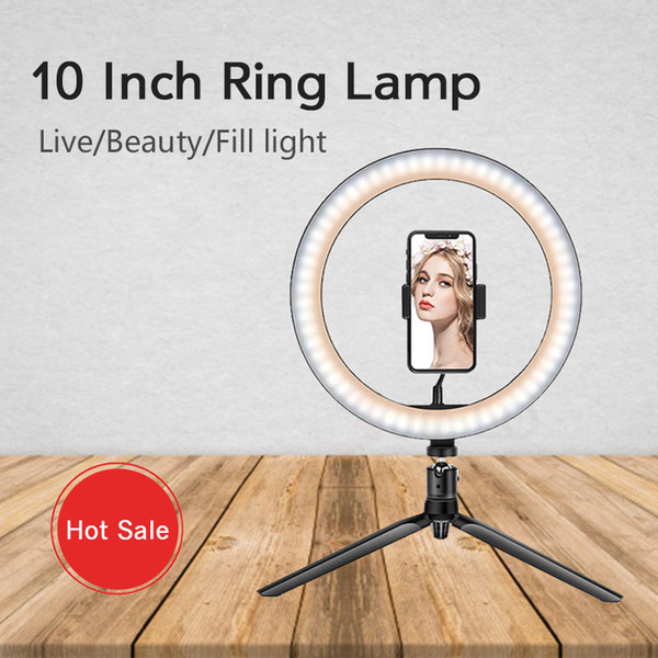 16cm & 20cm dimmable led selfie light tripod pgraphy studio phone video with mini tripod usb plug live streaming ring lamp usb plug
