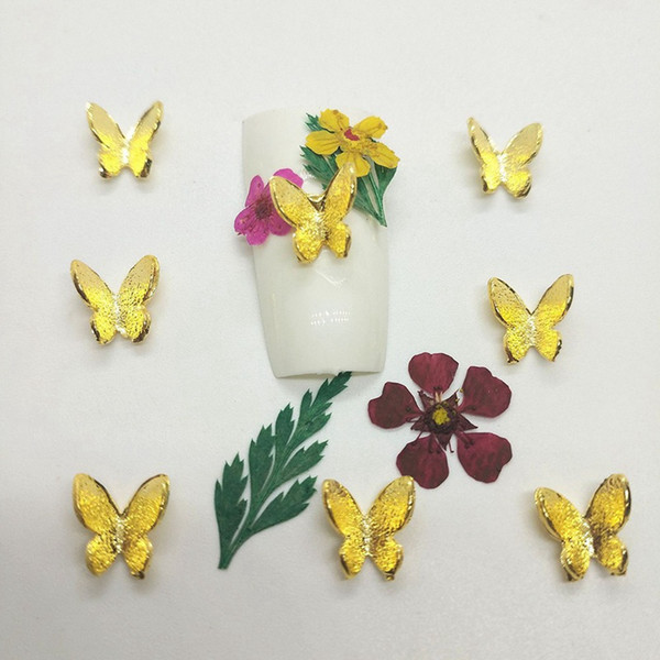 manicure three-dimensional frosted butterfly alloy jewelry nail alloy jewelry stickers manicure butterfly