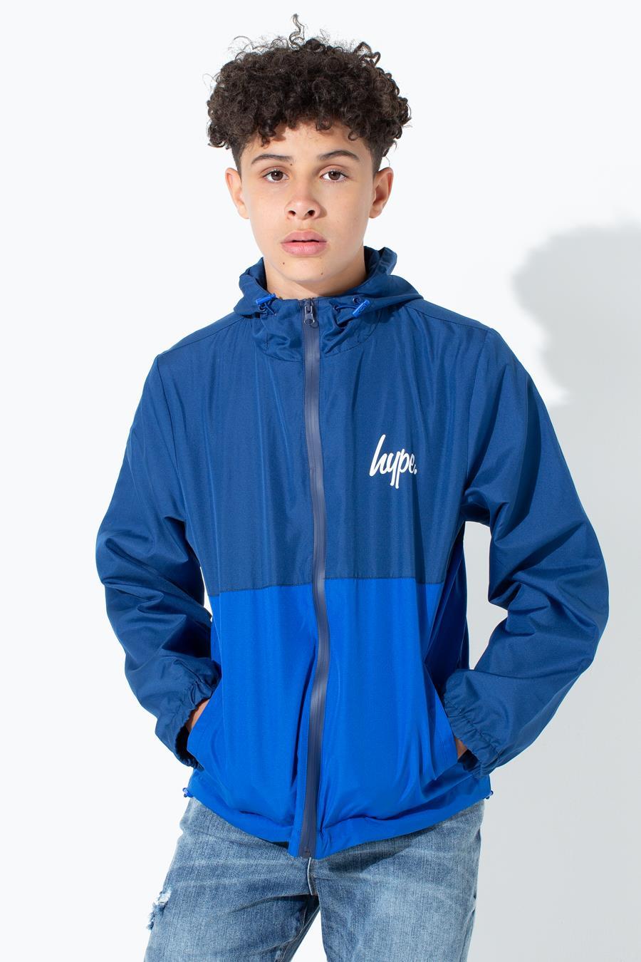 Hype Panel Script Kids Running Jacket | Size 11/12Y