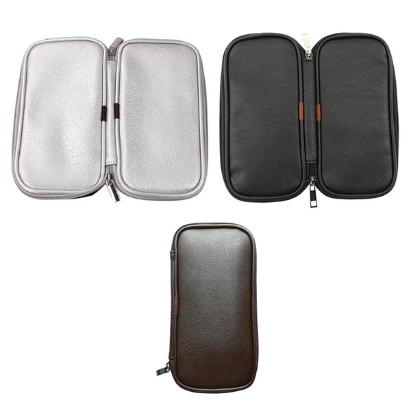 portable makeup brushes bag holder pu leather cosmetic brushes travel storage case