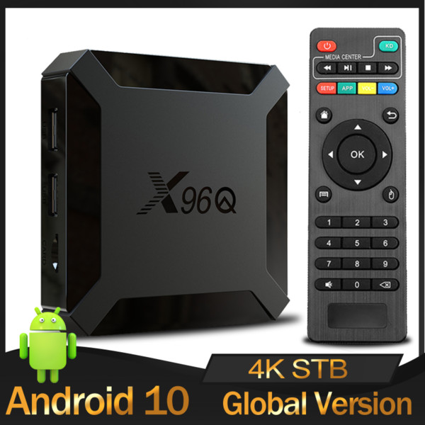 Original X96Q TV Box Android 10.0 Allwinner H313 Quad Core 1GB 8GB Smart Media Player 2.4G Wifi 4K Set Top TVBox 1G8G Android10