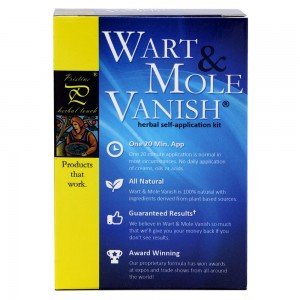 Wart & Mole Vanish Set - Warzenmittel gegen Warzen, Hautwucherungen, Leberflecken, Muttermale & Genitalwarzen - Natürliches Mittel gegen Warzen