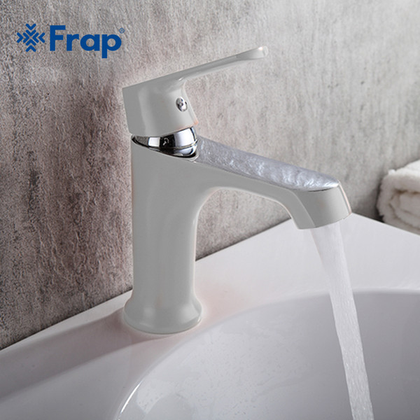 frap white bathroom fixture brass faucets toilet water basin sink tap colored bathroom sink faucet water mixer f1031/1032/1033