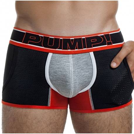 Pump! Stealth Jogger Boxer - Black - Red XL