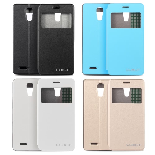 Original Original Elegant Flip Cover Shell PU Leather Protective Case Book Flip with Stand Cellphone Cover for Cubot Z100