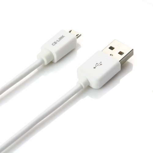 Micro USB 2.0 Câble Charge Data Sync pour Samsung Galaxy S4 i9500 i9300 S3 Note 2 HTC blanc