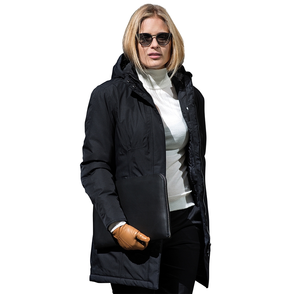 Nimbus Womens Mapleton Urban Tech Hooded Padded Parka Jacket L - UK Size 14