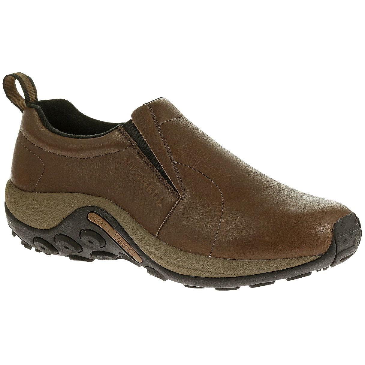 Merrell Mens Jungle Moc Leather Slip On Walking Shoes - UK 9.5