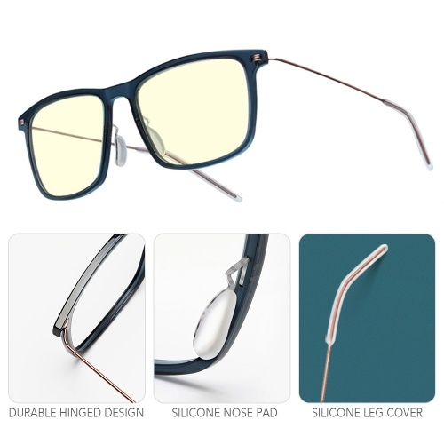 Xiaomi Mijia Lumière Bleue Bloquant Lunettes Pro Filtre Bleu Lumière Informatique Lunettes de Lecture pour Hommes et Femmes Anti Ray Bleu