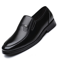 Men's Loafers  Slip-Ons Formal Shoes Party  Evening Microfiber Black Fall Spring / EU40 Lightinthebox
