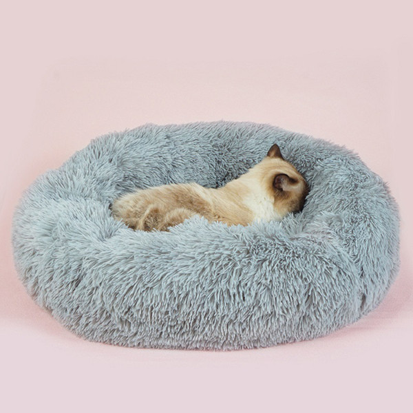 super soft plush dog bed comfortable pet kennel winter warm cat and dog puppy cushion mat sofa washable plush pet bed hondenmand