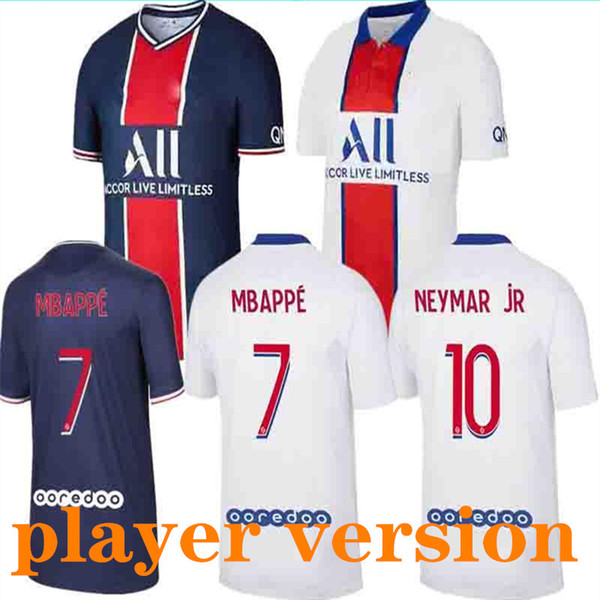 player version Maillots de football 20 21 MBAPPE soccer jersey 2020 2021 Paris MBAPPE ICARDI MARQUINHOS jersey camisetas de futbol shirt men