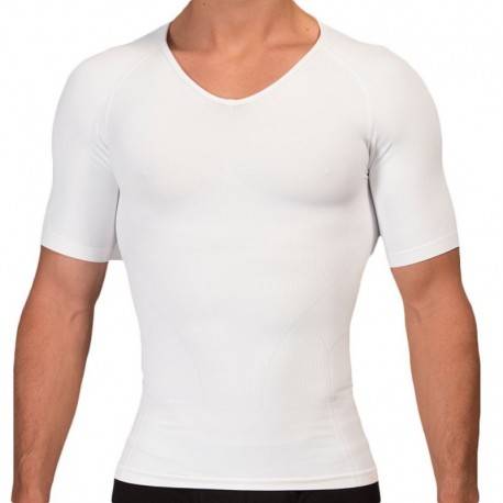 Rounderbum Seamless Compression T-Shirt - White S
