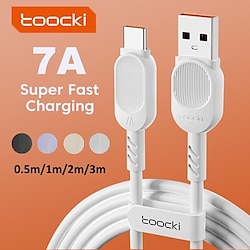 Super Fast Charging Cable USB Type C Cable Quick Charge 3.0 480Mbps Transmission Data Cable For Samsung Huawei Xiaomi Oppo Vivo Realme Mobile Phones Lightinthebox