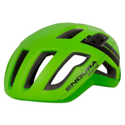 ENDURA FS260-Pro Helmet: HiVizGreen - M-L
