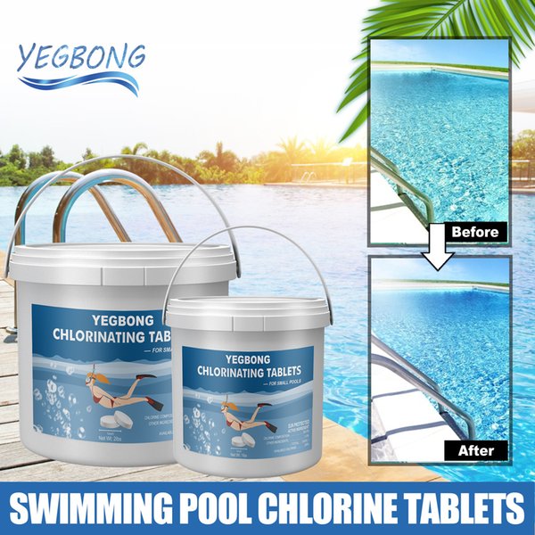 Free freight OEM 1 lbs/2 lbs Swimming Pool Cleaning Tablets Disinfection tools Chlorine tablets Instant Effervescent Pipes Cleaning Water Disinfection