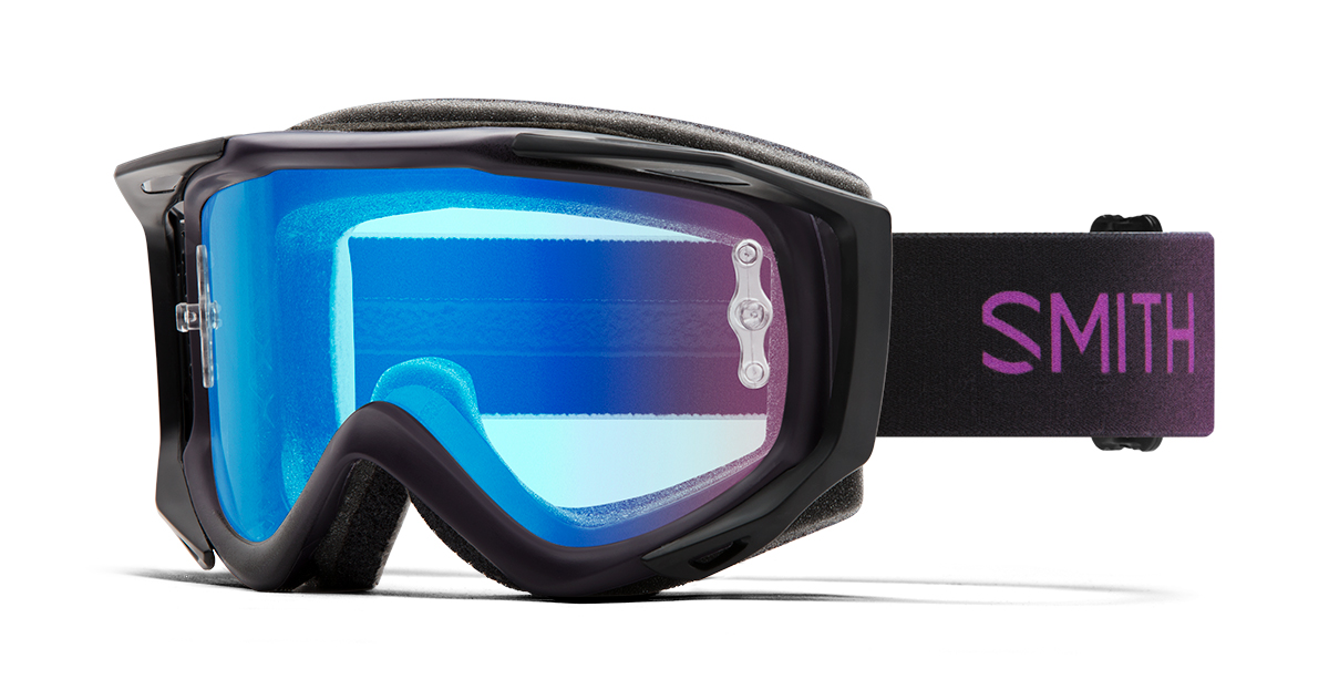 SMITH-OPTICS  Fuel V.2  SW-X Goggles-One Size-Violet Burst ChromaPop Contrast Rose Flash + Clear Lens