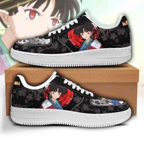Diy Anime Fan Sneakers Kagura Inuyasha Shoes Gift Idea Men's Lightweight Running Casual Knit Breathable