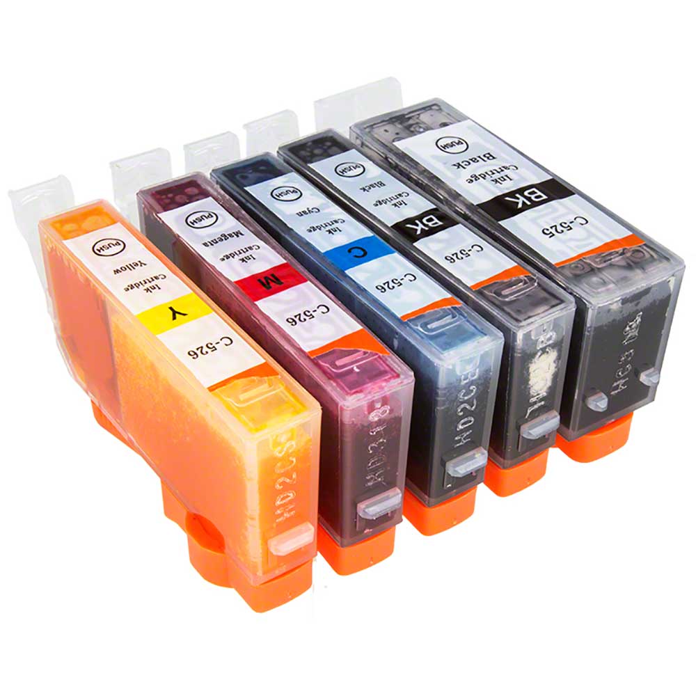 Non-OEM Compatible Ink Cartridge PGI-525 / CLI-526 Multipack for Canon