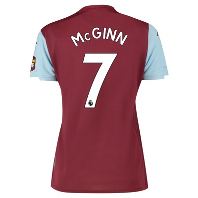 Aston Villa Home Shirt 2019-20 - Womens with McGinn 7 printing