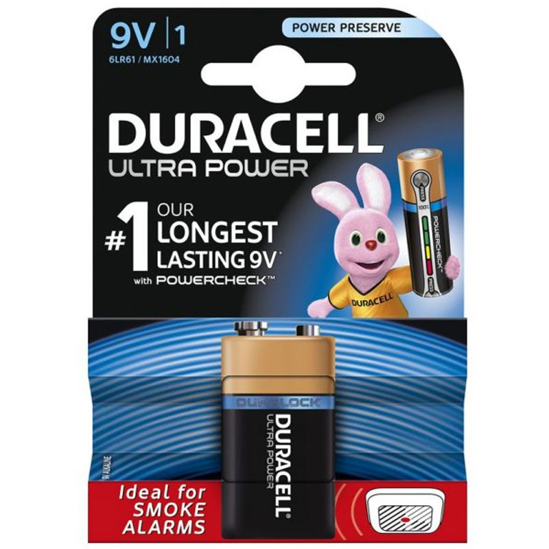 Duracell Ultra Power 9V Battery