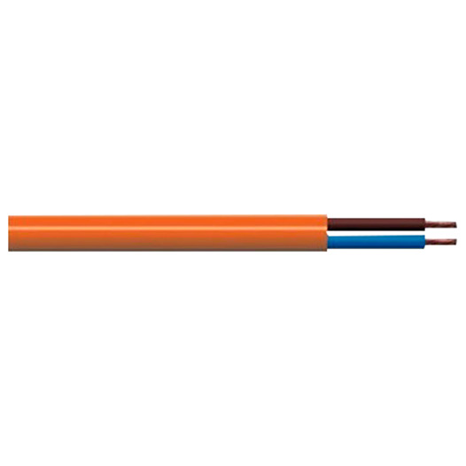 2-Core Flexible Cable, 3182Y Orange 1mm