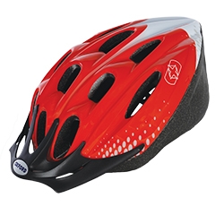 OXFORD F15 Helmet Red-White Medium 53-57cm