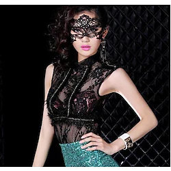 Halloween / Event / Party Party Accessories Masks Bandage / Solid Lace Fashion / Creative Lightinthebox