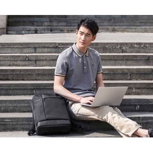 Xiaomi Classique D'affaires Style Sac À Dos 15.6 Pouces Sac D'ordinateur Portable 17L Grande Capacité Sac À Dos Hommes Et Femmes Sacs Pour Les Affaires De Voyage D'école