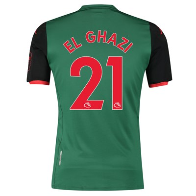 Aston Villa Third Elite Fit Shirt 2019-20 with El Ghazi 21 printing