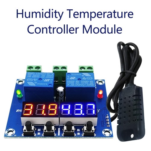 ZFX-M452 Feuchtigkeits-Temperaturregler-Modul Digitaler Thermostat Luftfeuchtigkeitsregler Automatischer Regler für konstante Temperatur und Luftfeuchtigkeit