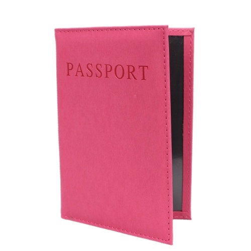 Étui en cuir pour passeport de voyage