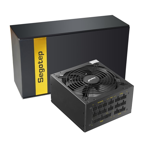 Segotep 1250W GP1350G Full Modular ATX PC Computer Mining Power Supply Gaming PSU For AMD Crossfire Active PFC 93.8% Efficiency 80Plus Gold