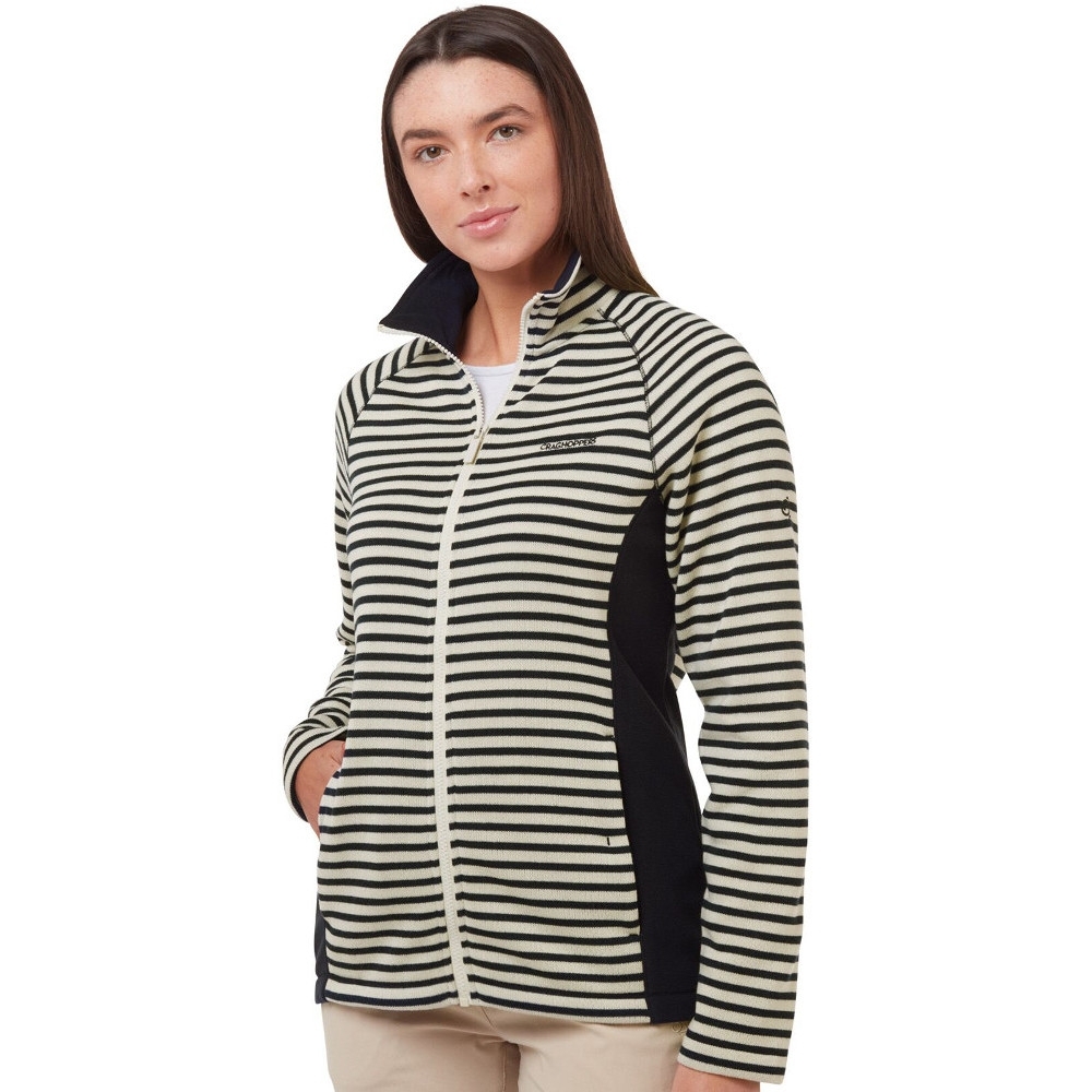 Craghoppers Womens Aisha Relaxed Fit Full Zip Fleece Jacket 10 - Bust 34' (86cm)