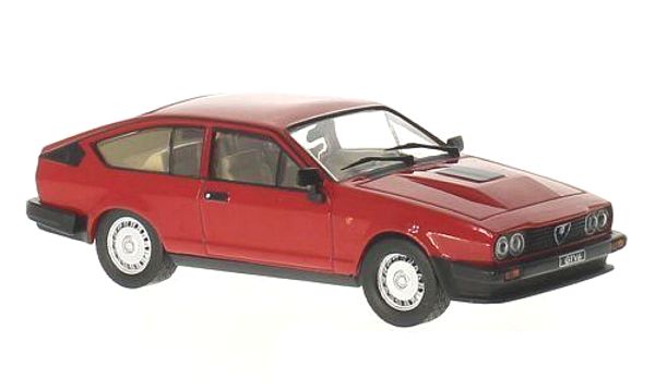 Alfa Romeo GTV 2.5 V6 (1980) in Red (1:43 scale by Whitebox WHI249)