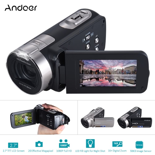 Andoer HDV-312P 1080P Full HD Digital Video Camera