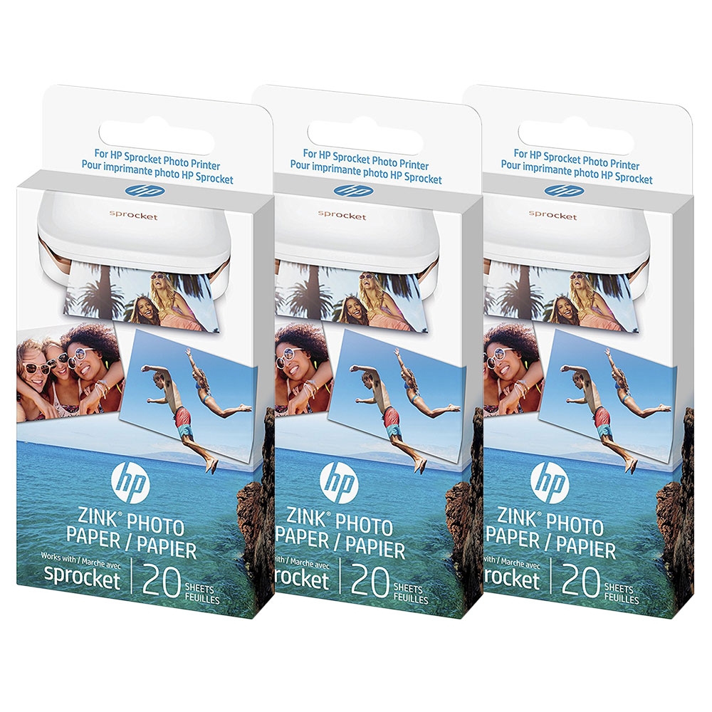 HP ZINK Photo Paper for HP Sprocket Mini Printer Size 2