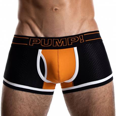 Pump! Touchdown Nightlight Boxer - Black - Orange S