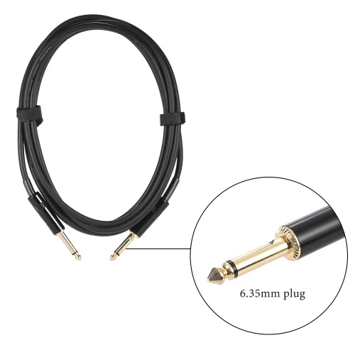 Flanger FLG-001 Pro Guitar Super Silent Plug Cable High Class Electric Guitar Connecting Cable Audio Cable No Noise No Electricity Buzz 3 Meters