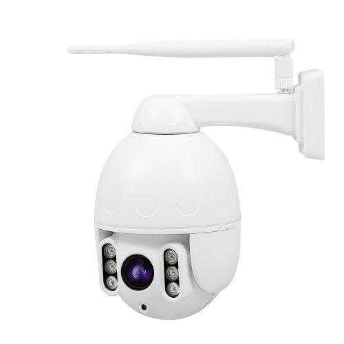 Caméra de sécurité PTZ WiFi extérieure 1080P IP caméra de surveillance Pan Tilt 4X Zoom optique Moniteur de surveillance