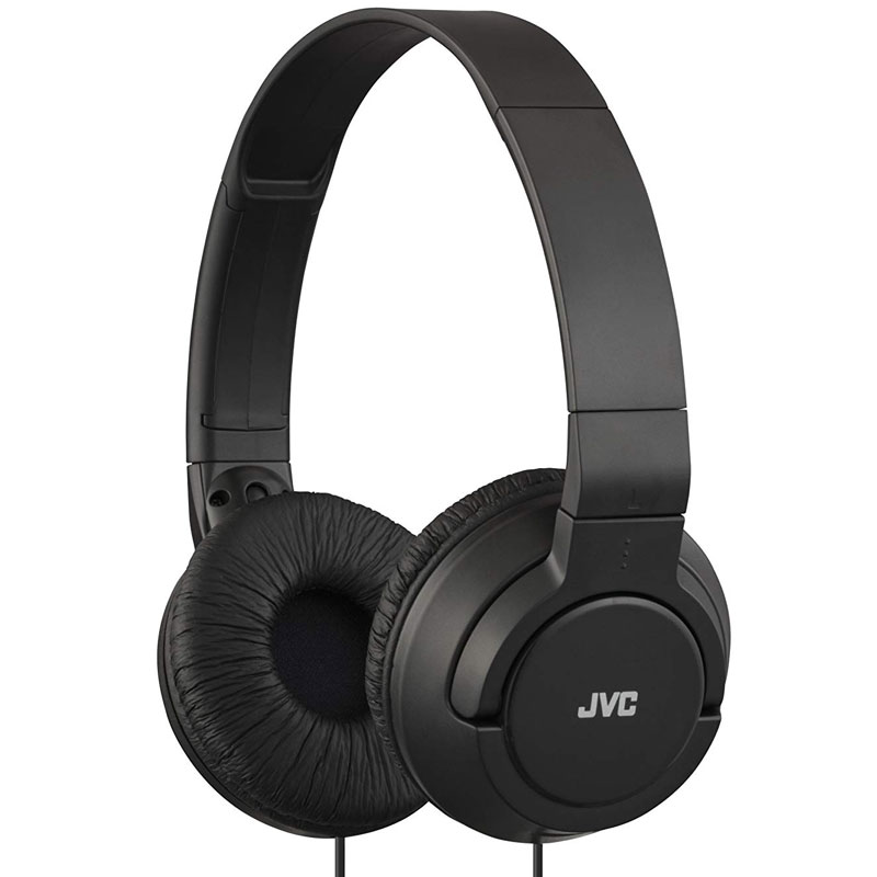 JVC Powerful Bass On-Ear Headphones - Black