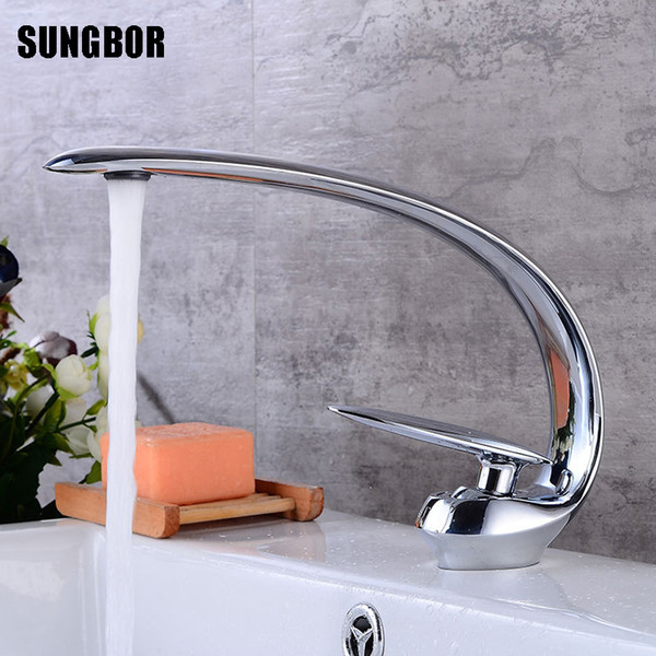 basin faucet brass made chrome faucet brush nickel sink mixer tap vanity cold water bathroom fh-0356l