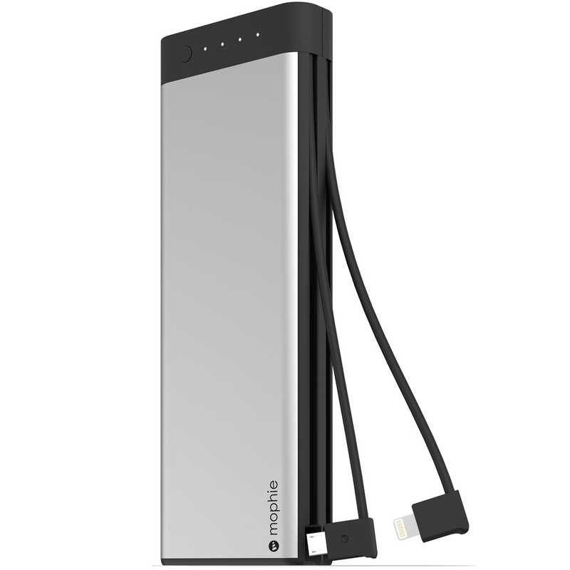 Mophie Encore Plus 20100mAh Portable Power Bank Built-In Lightning & Micro-USB Cables